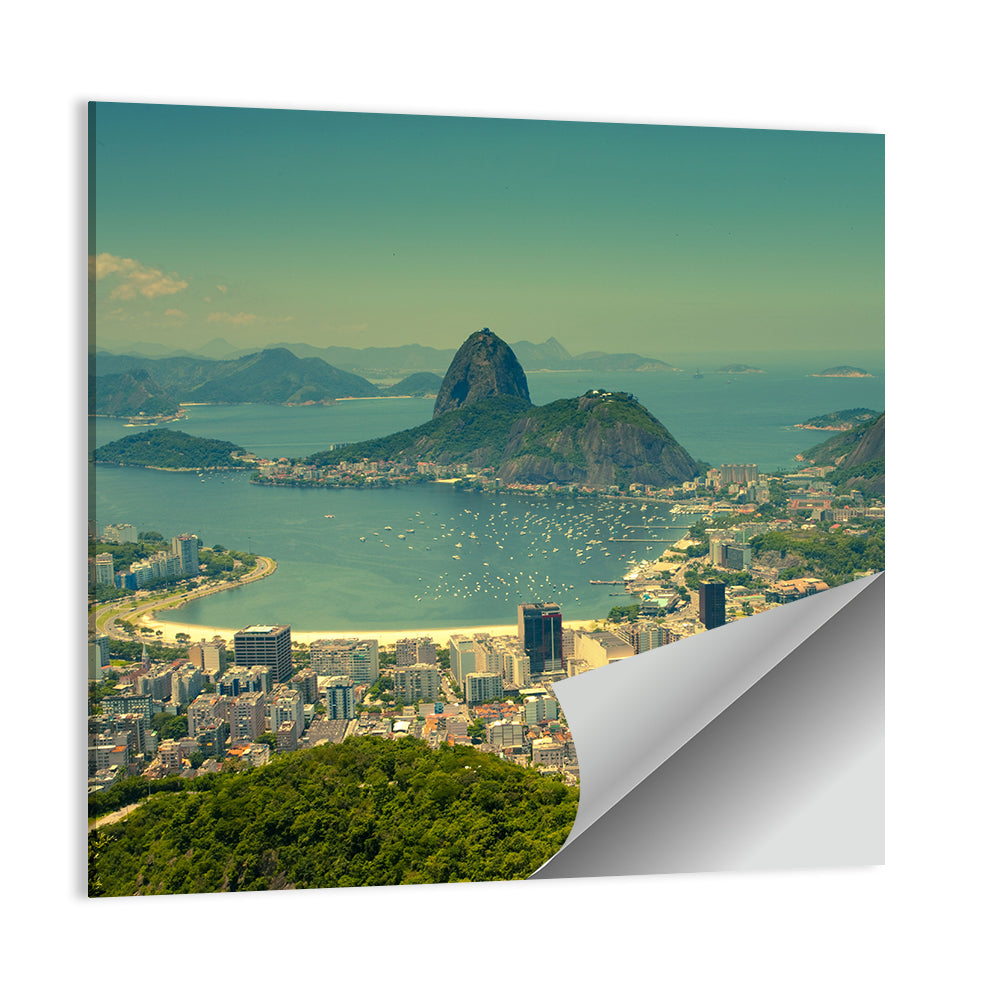 Sugarloaf Mountain Over Guanabara Bay Wall Art