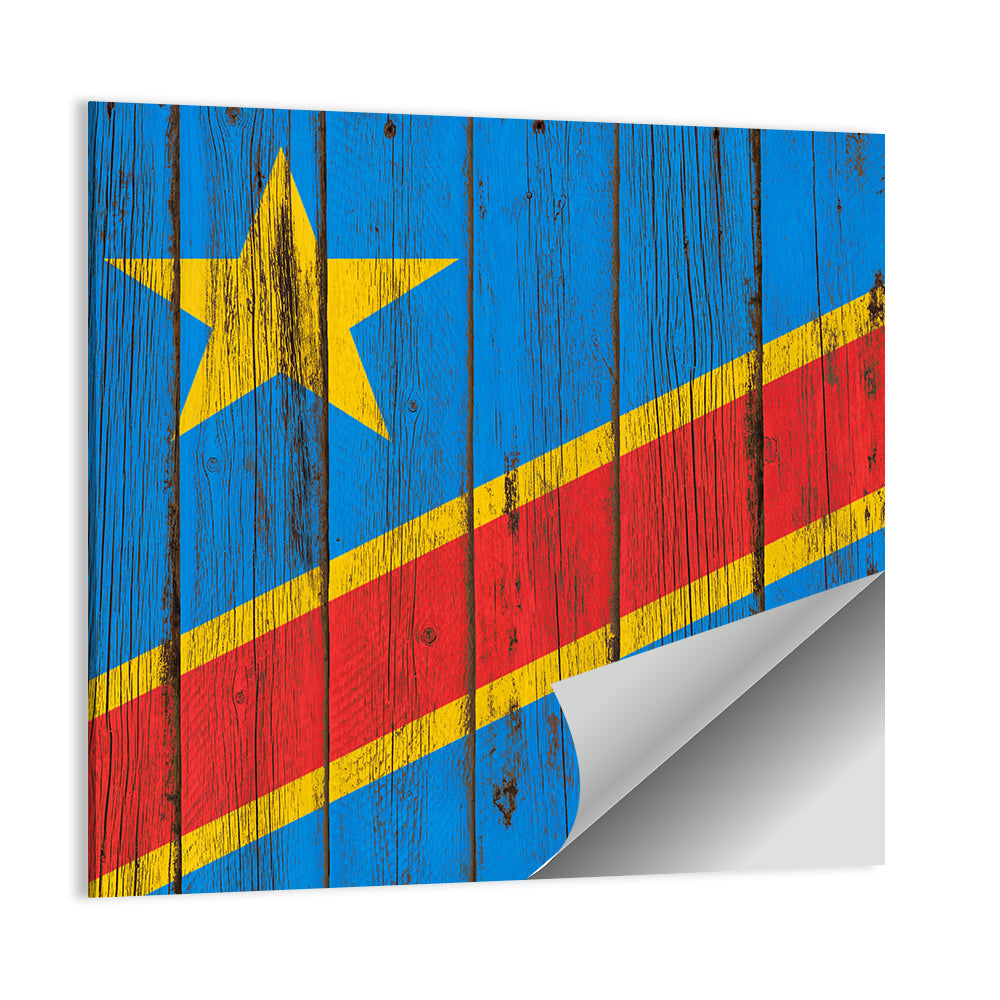 Democratic Republic of the Congo Flag Wall Art