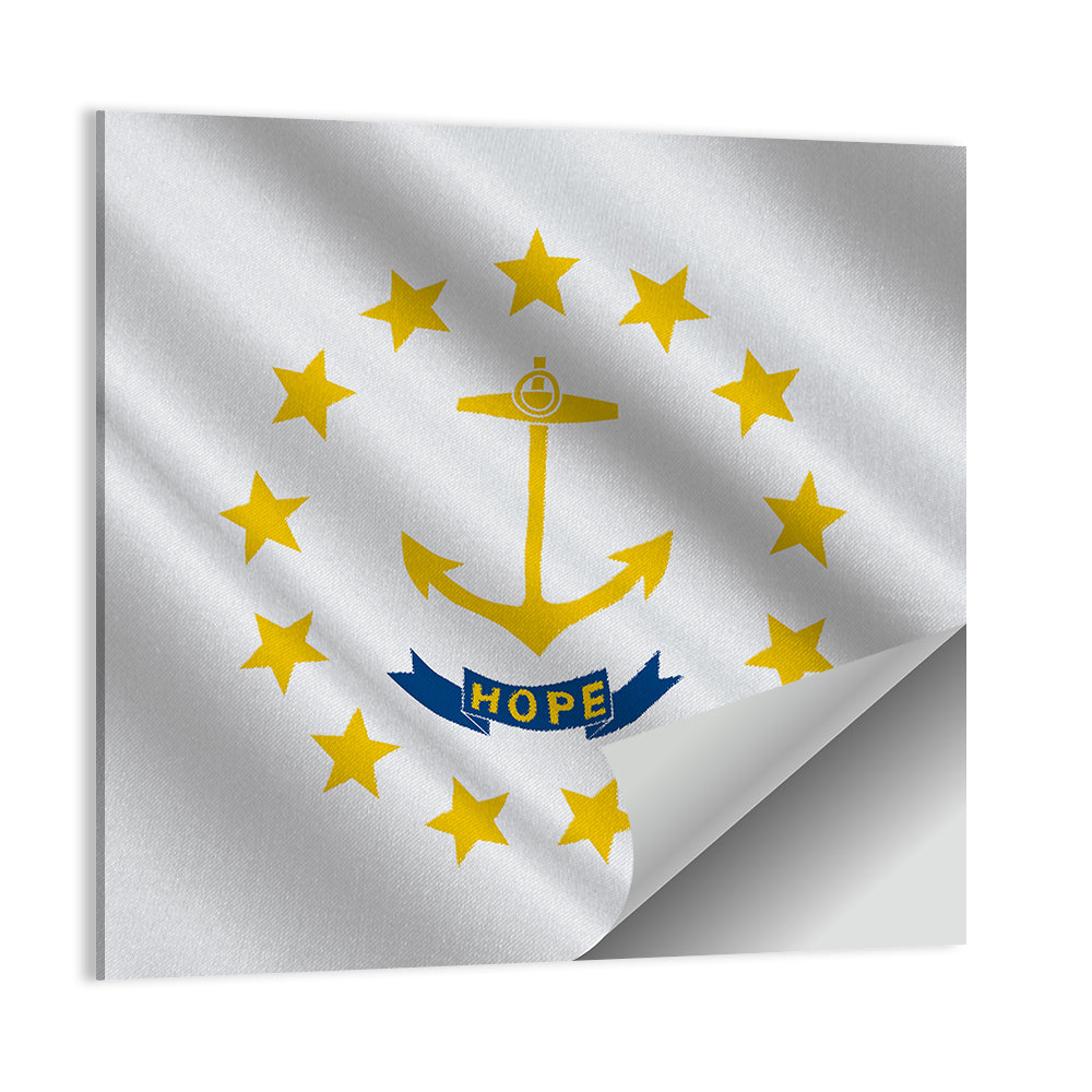 Rhode Island State Flag Wall Art