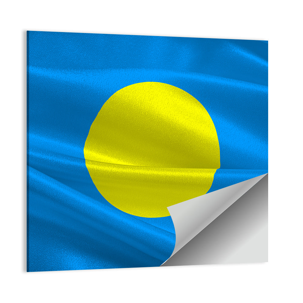 Flag of Palau Wall Art