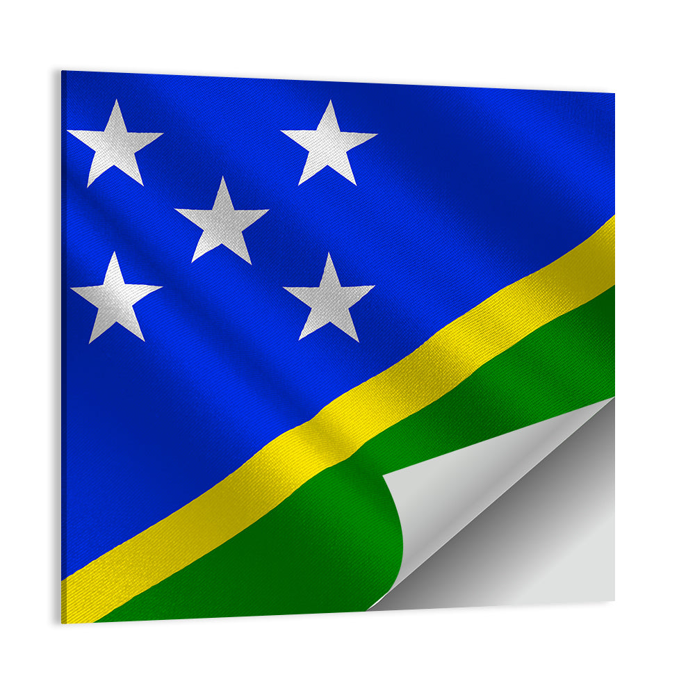 Solomon Islands Flag Wall Art