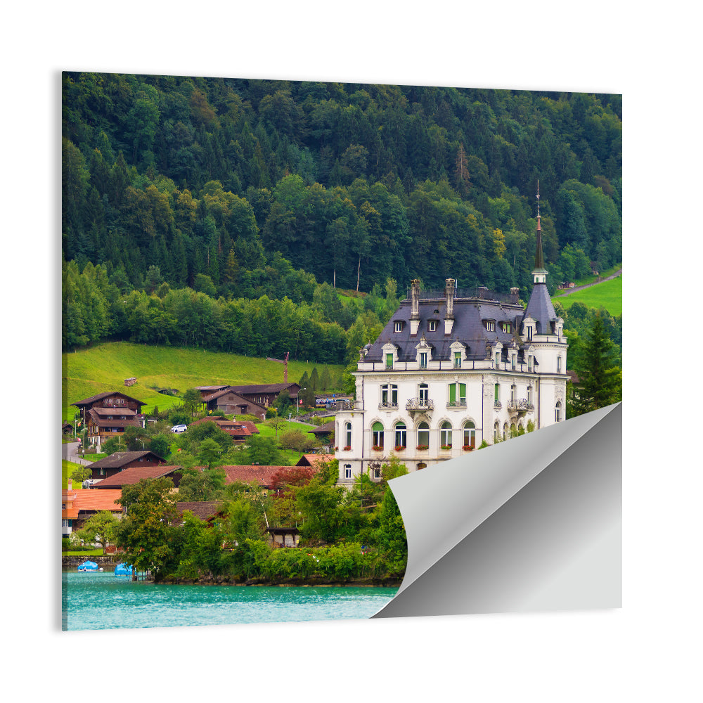 Mansion on Lake Brienz Wall Art