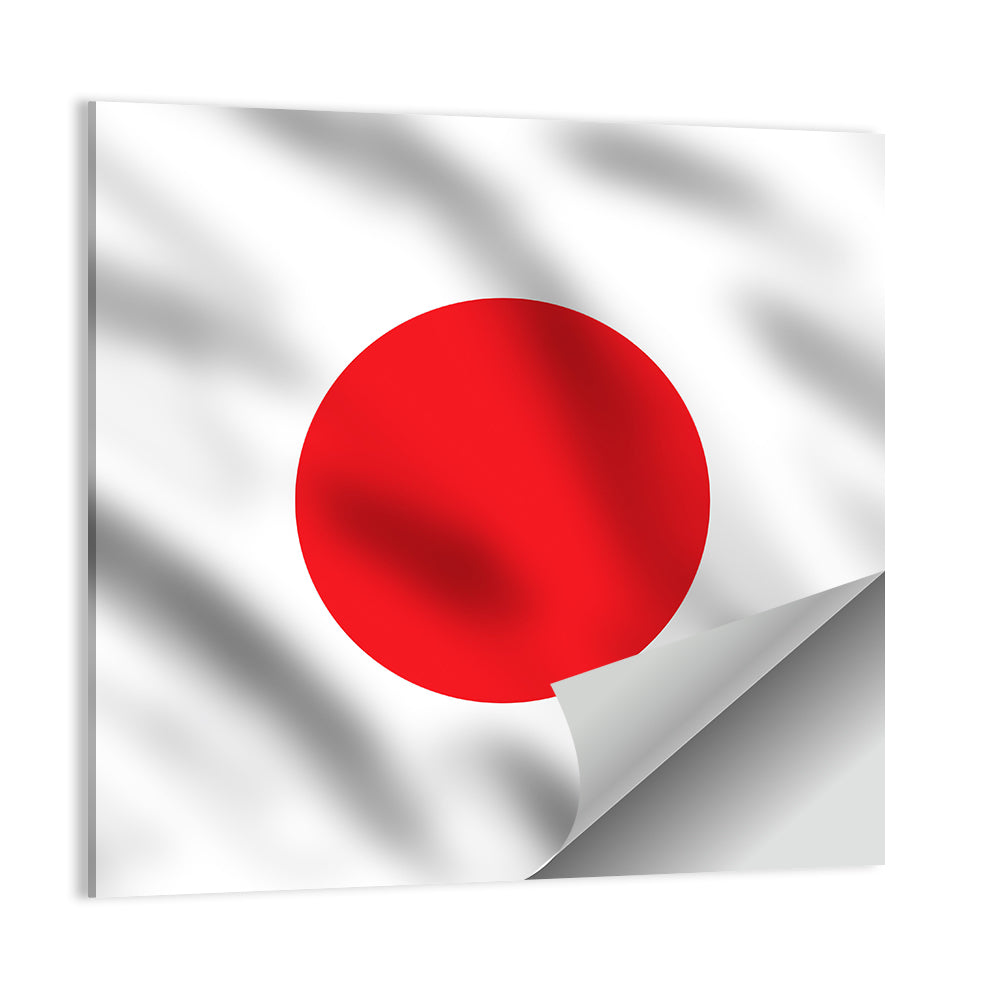 Japanese Flag Circle Study Wall Art