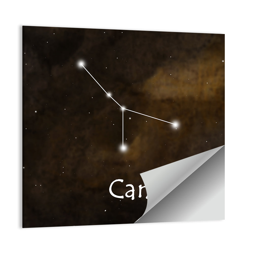 Cancer Zodiac Constellation Wall Art