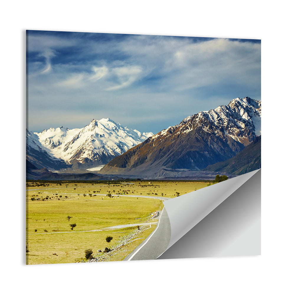 Road to Aoraki Mount Cook Wall Art