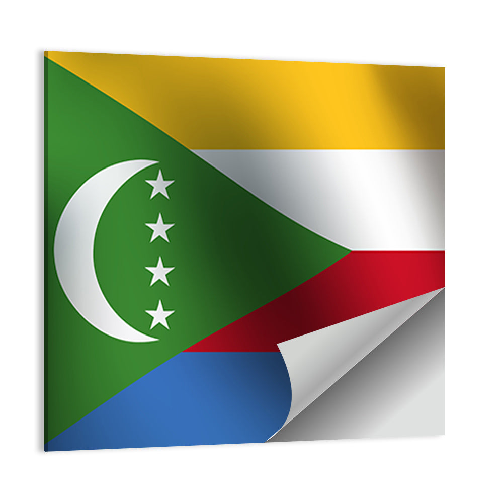 Comoros National Flag Wall Art