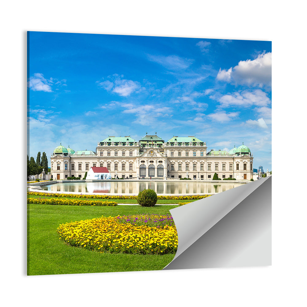 Belvedere Palace Garden View, Vienna Wall Art