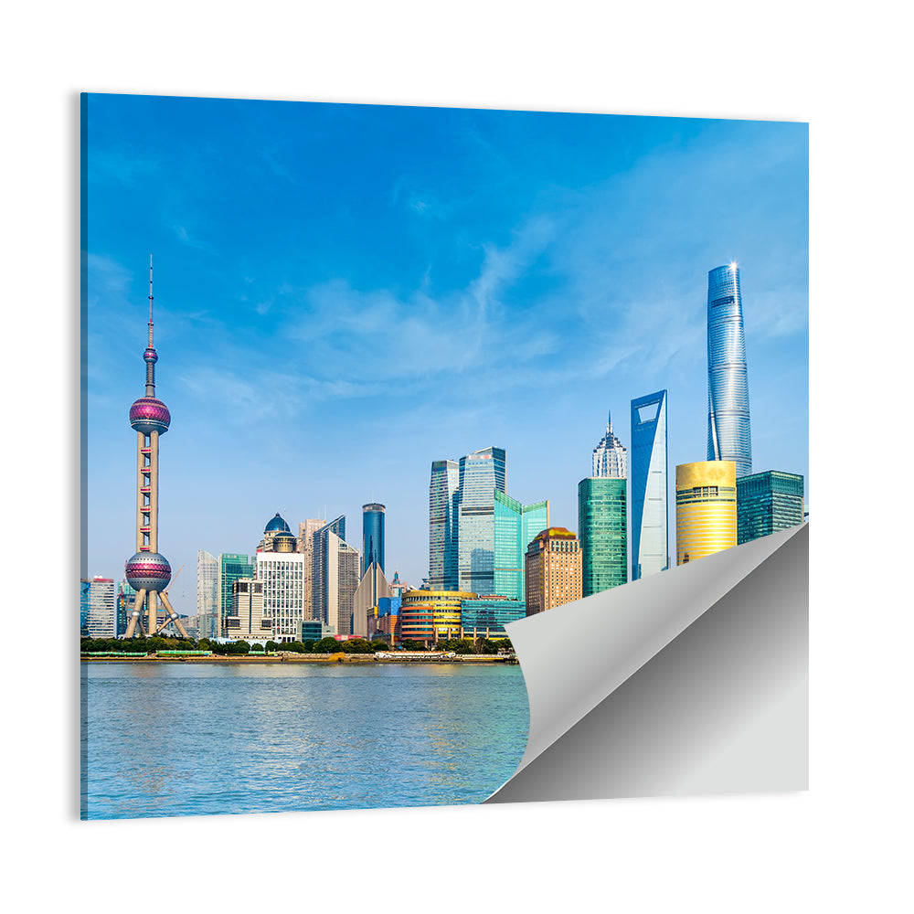 Lujiazui Skyline Shanghai Wall Art