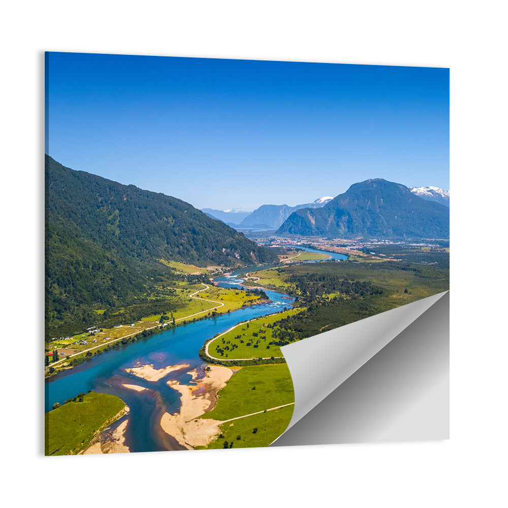 Town Of Puerto Aysen In Chile Wall Art