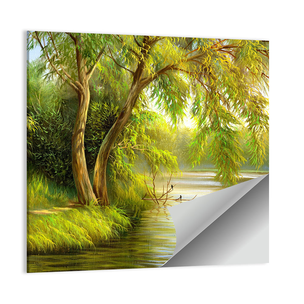 Summer Wood Lake Wall Art