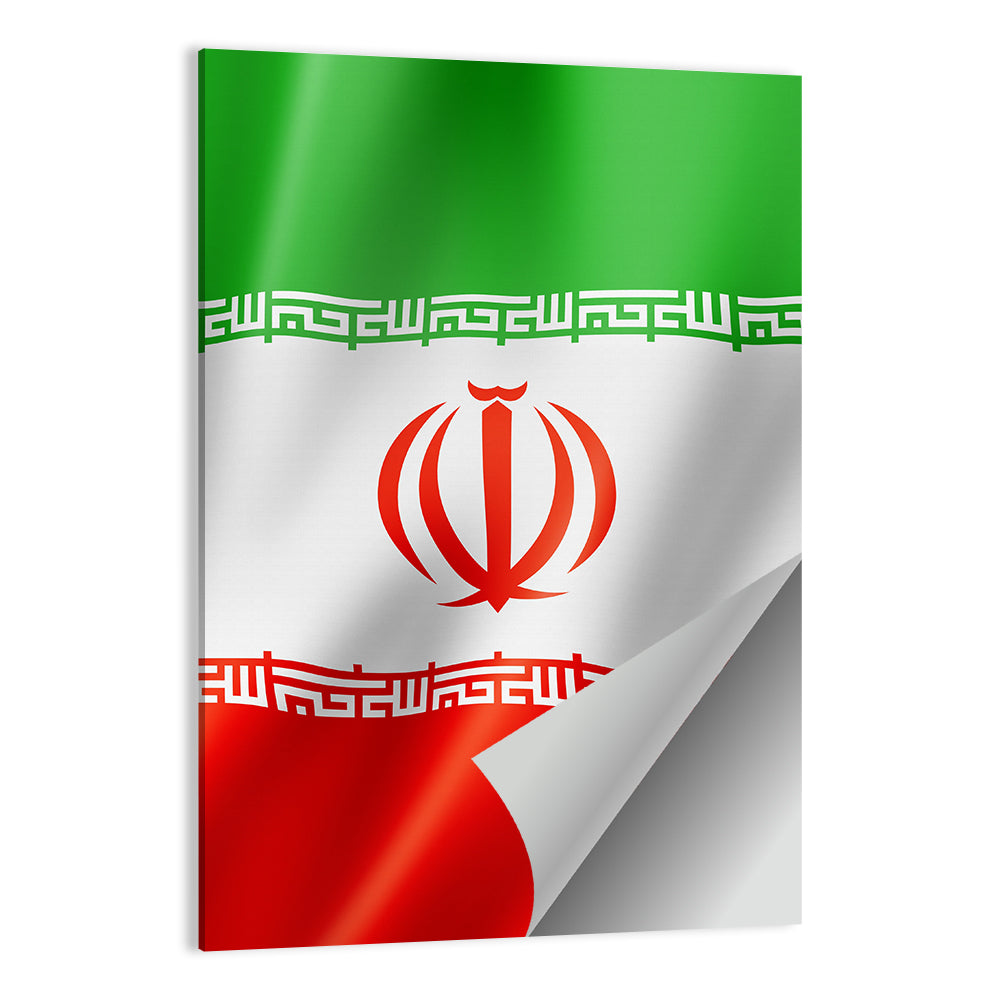 Iran National Flag Wall Art