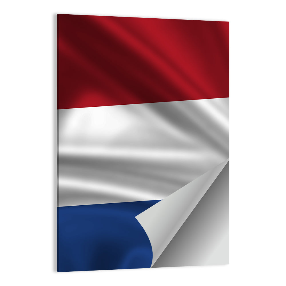 Dutch Tricolor Flag Wall Art
