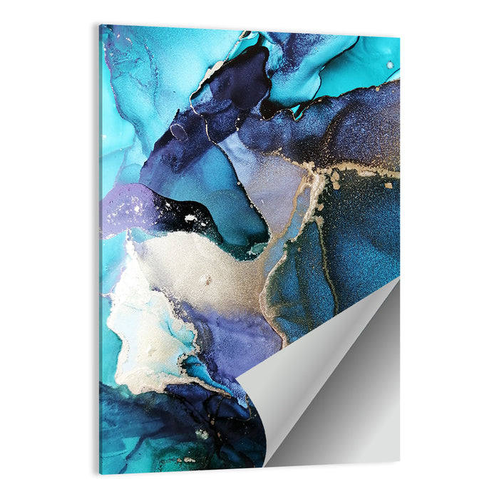 Luxury Fluid Abstract Wall Art as a poster print