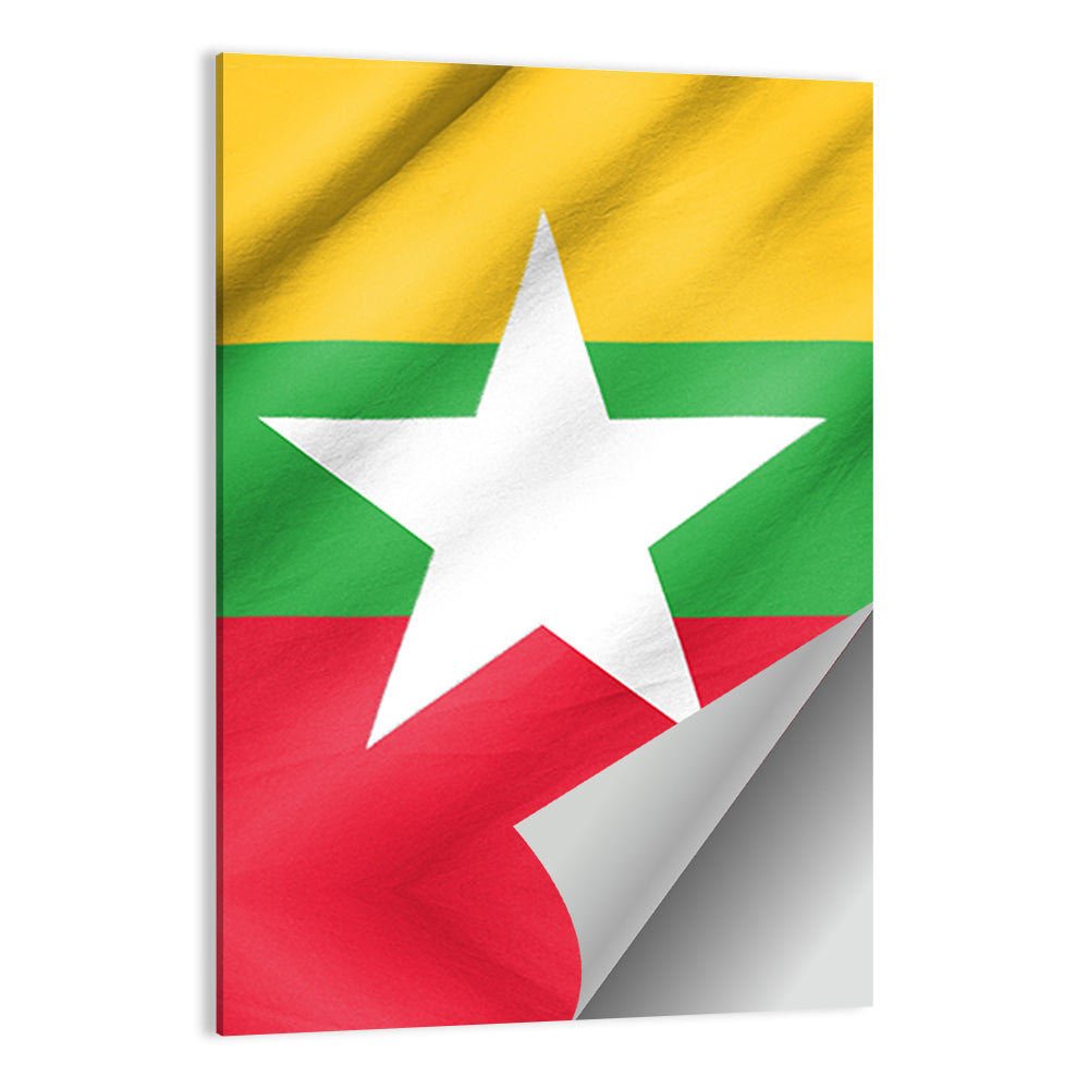Flag of Myanmar Wall Art