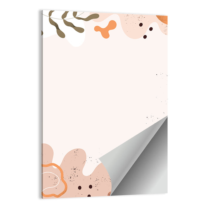 Layered Botanical Frame Composition Wall Art as a poster print