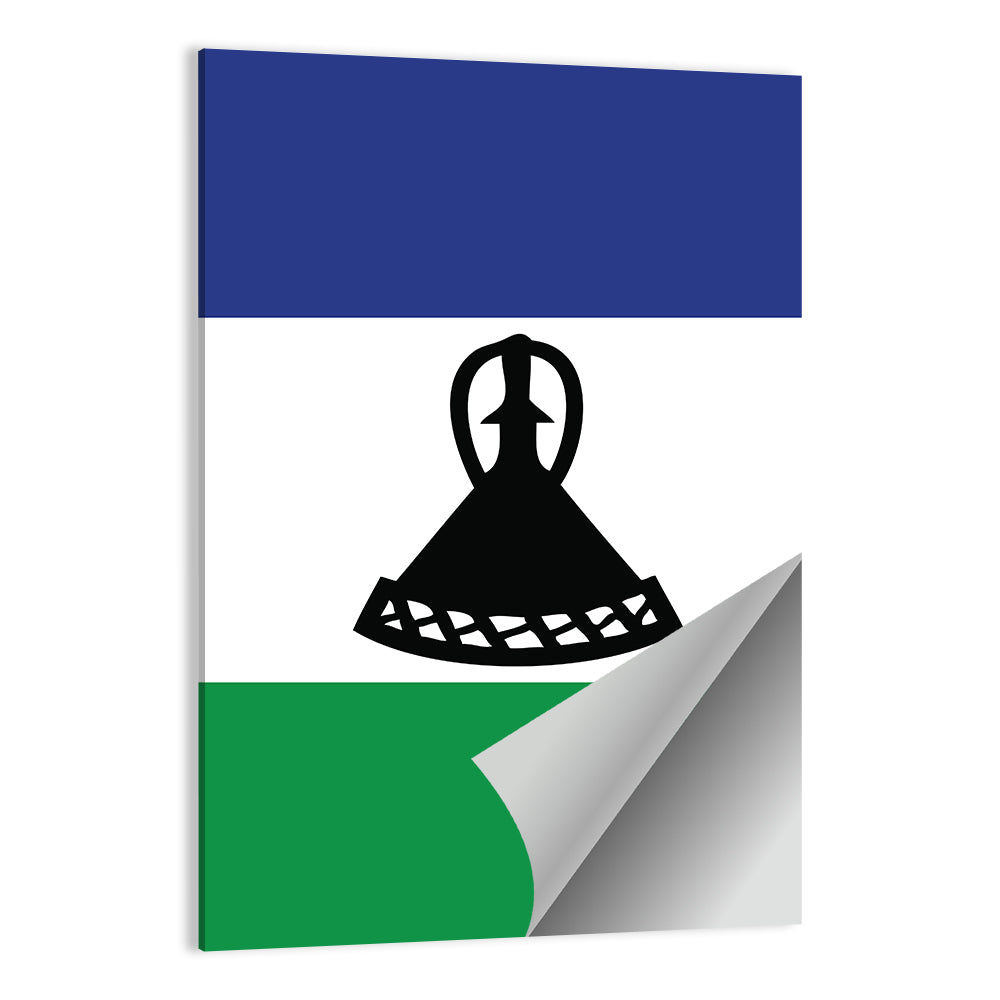 Flag of Lesotho Wall Art