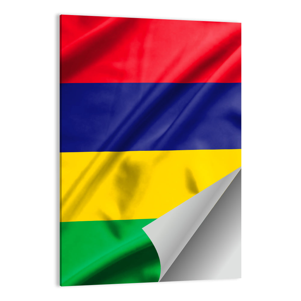 Mauritius National Flag Wall Art