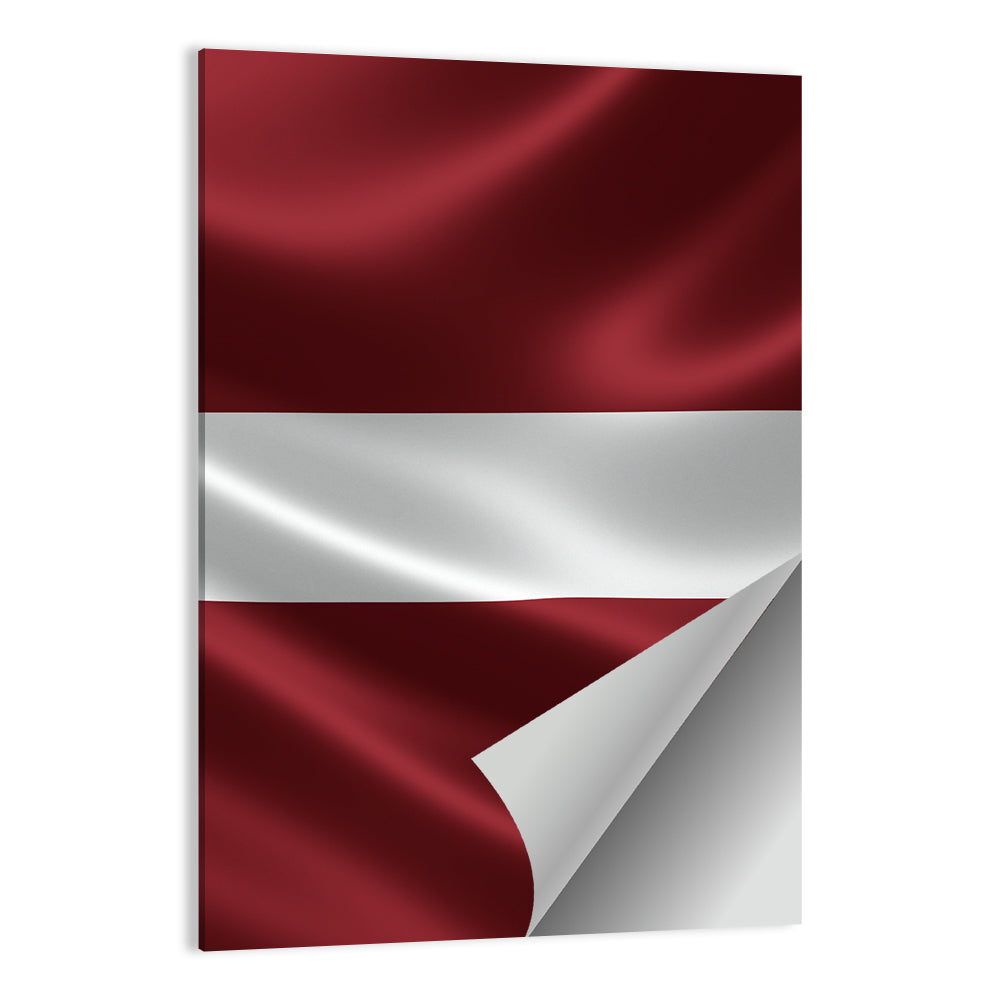 Flag of Latvia Wall Art