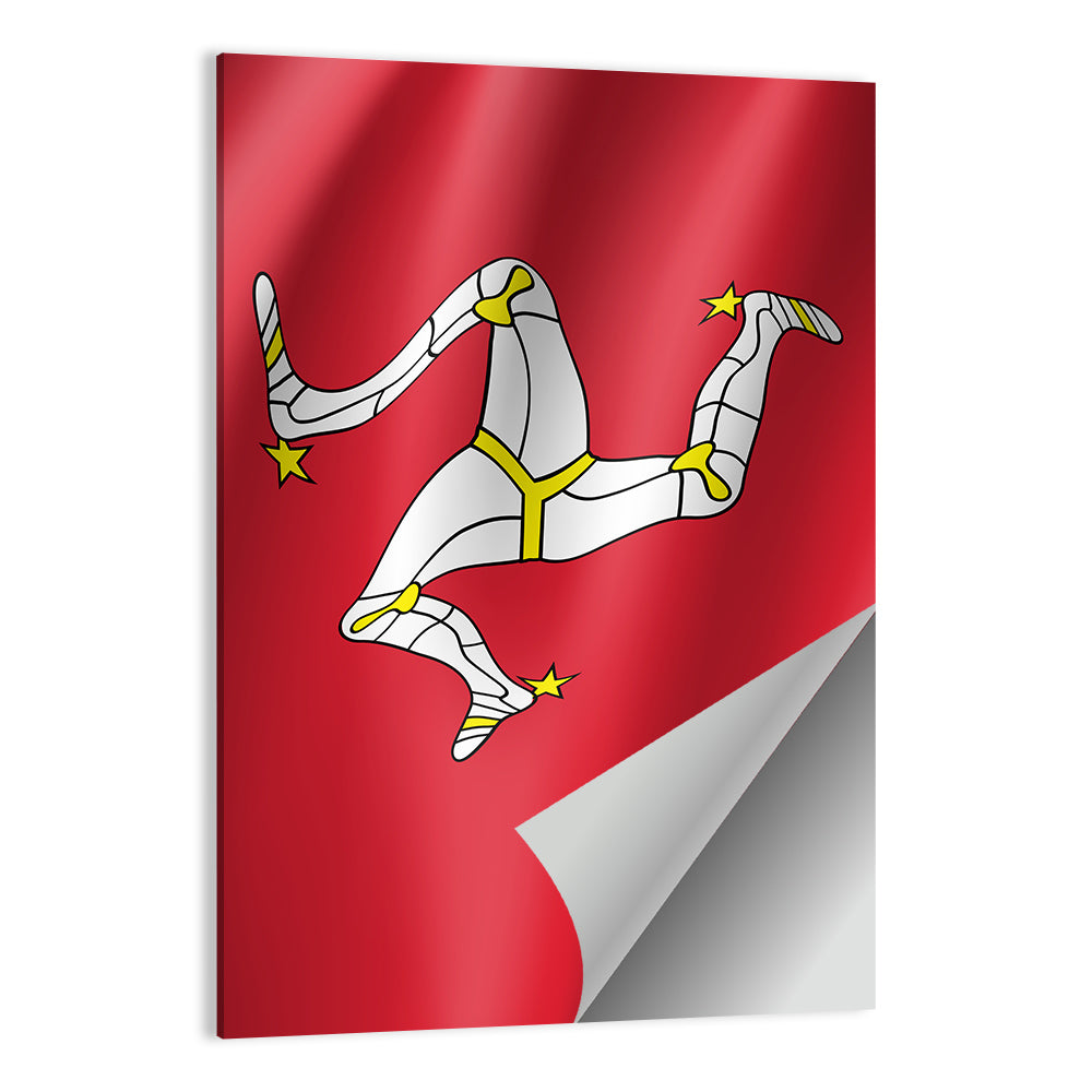 Isle of Man Flag Emblem Wall Art