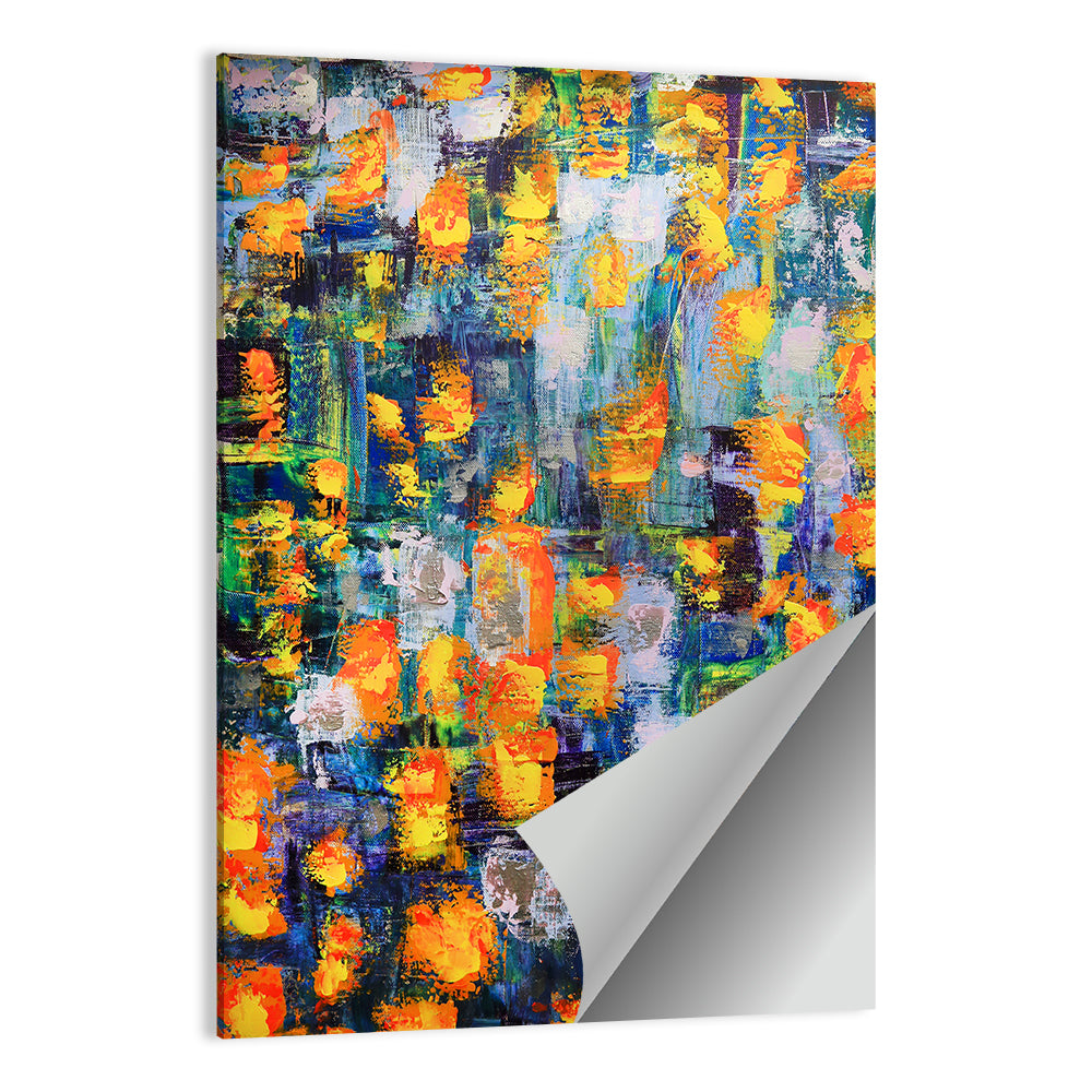 Illuminated Abstract Color Field Wall Art