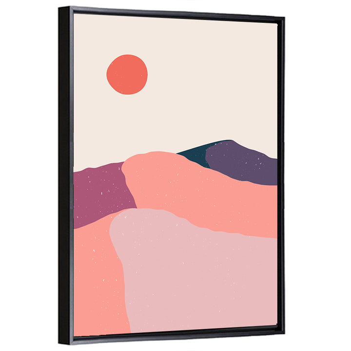 Boho Desert Sunset Wall Art