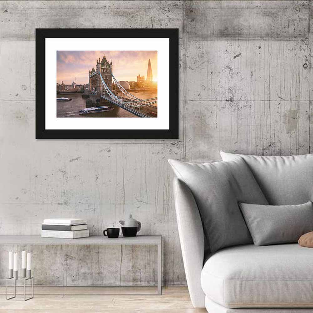 Tower Bridge Golden Hour Wall Art