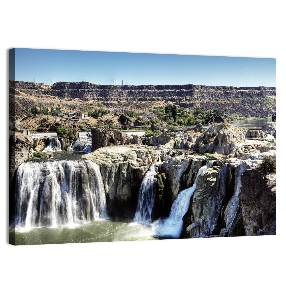 Shoshone Falls, Twin Falls Idaho Wall Art, canvas print, landscape