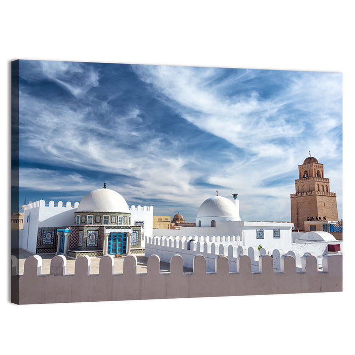 Great Mosque of Kairouan, Tunisia Wall Art as a canvas print