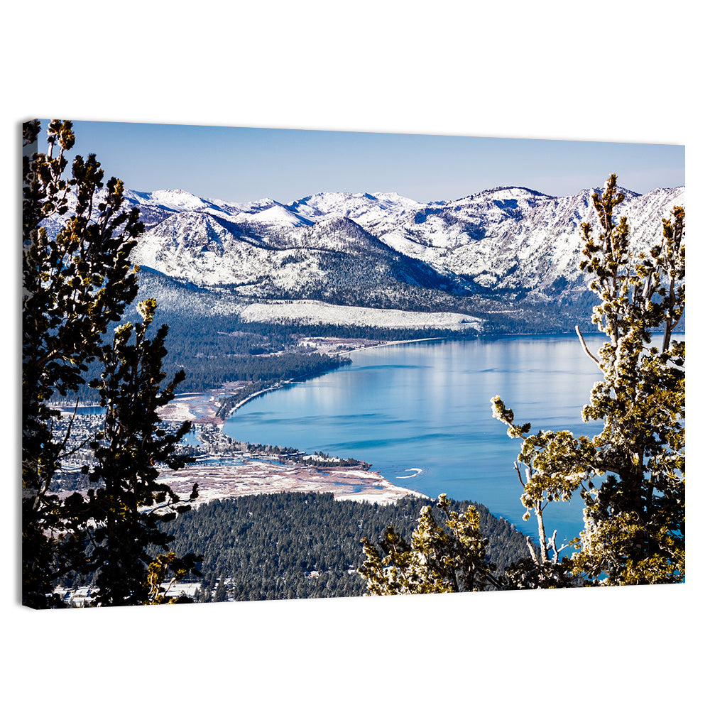 Lake Tahoe Sierra Vista Wall Art, canvas print, landscape