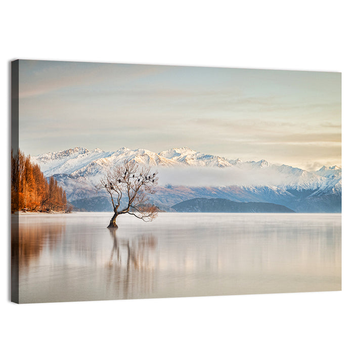 That Wanaka Tree, Lake Wanaka Wall Art as a canvas print