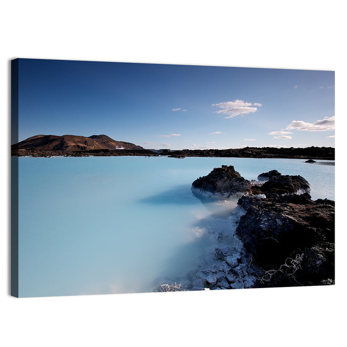 Blue Lagoon in Grindavík, Iceland Wall Art as a canvas print