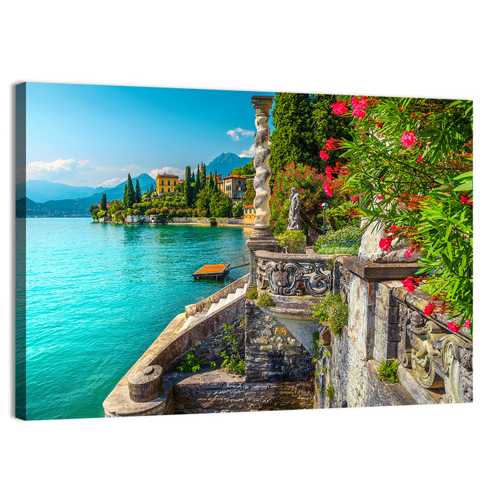 Villa Monastero Garden, Lake Como Wall Art as a canvas print