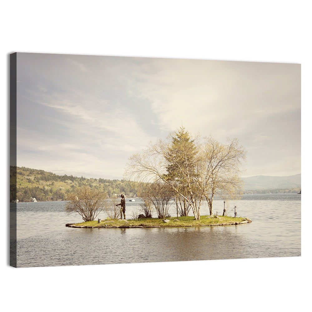 Lake Winnipesaukee Wall Art, canvas print, landscape