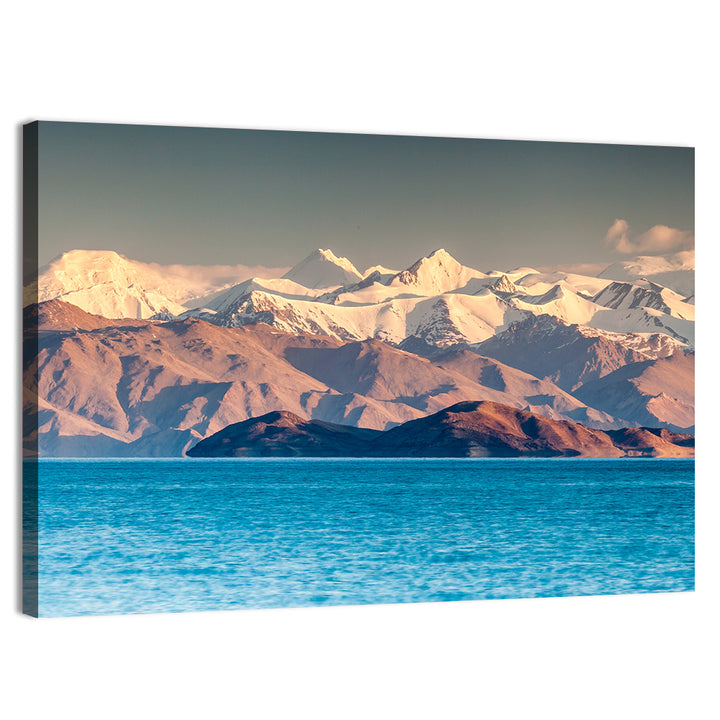 Karakul Lake at Golden Hour Wall Art