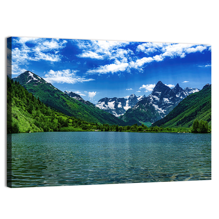 Lake Tumanly Kel Wall Art as a canvas print