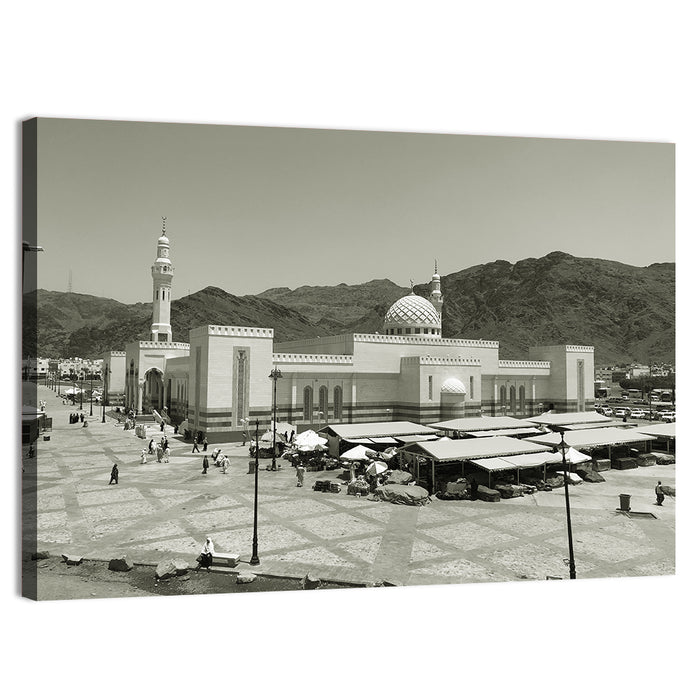 Uhud Mosque, Medina Wall Art as a canvas print