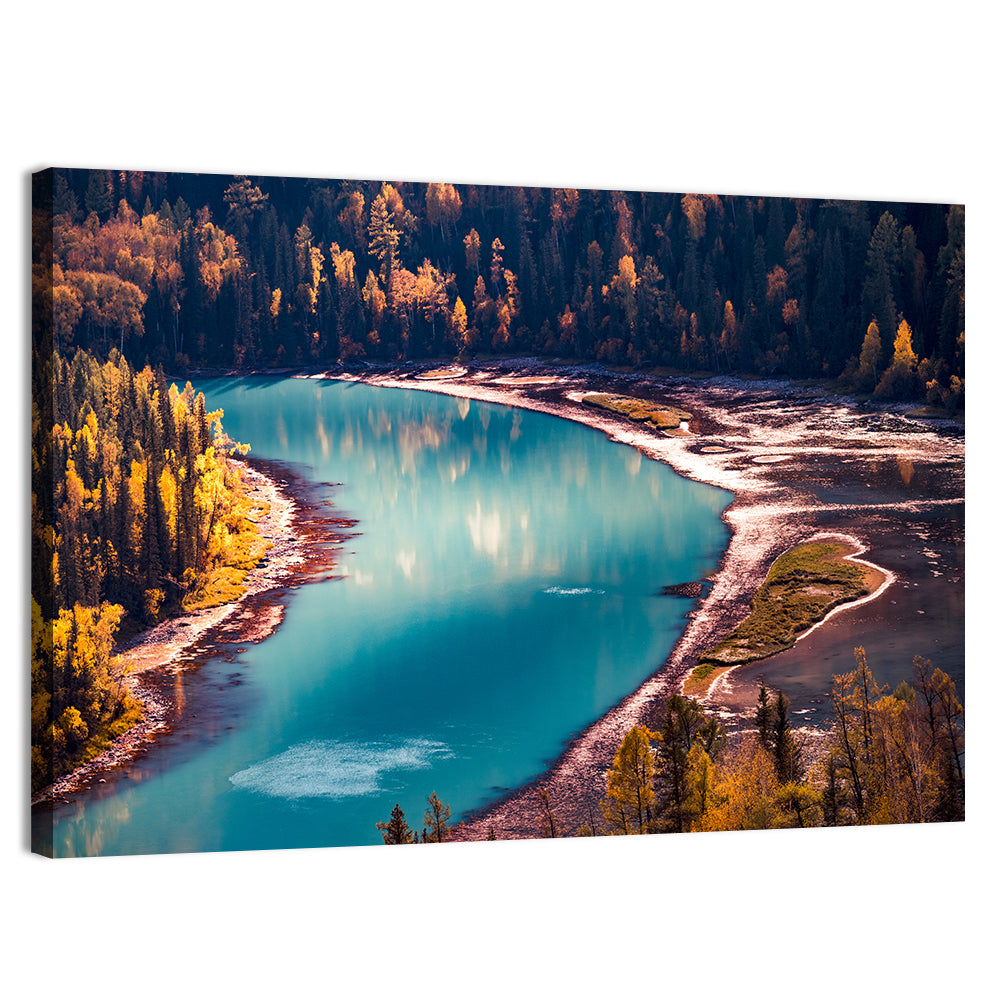 Kanas River Wall Art, canvas print, landscape