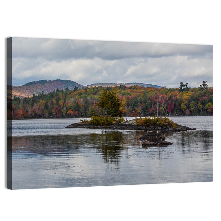 Lake Umbagog Autumn Reflection Wall Art