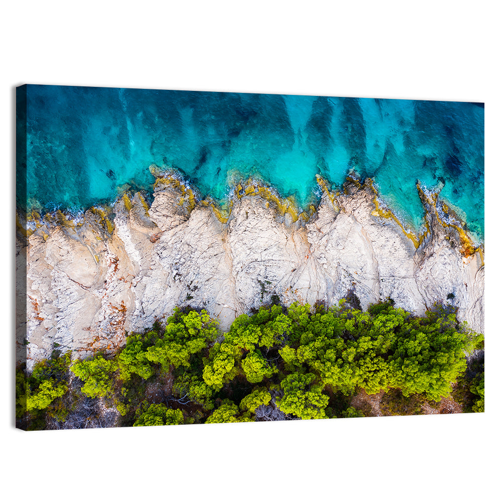 Croatian Coastscape Wall Art, canvas print, landscape