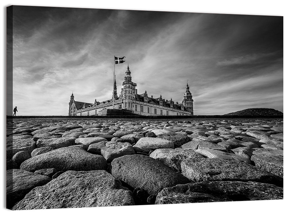 Kronborg Castle Wall Art, canvas print, landscape