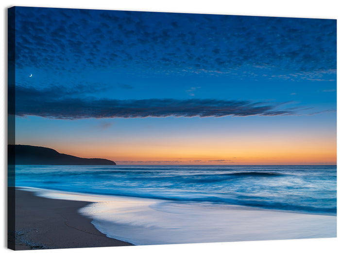 Killcare Beach Sunrise Wall Art as a canvas print