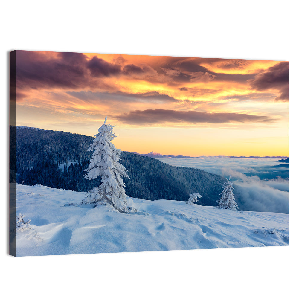 Carpathian Sunrise Wall Art, canvas print, landscape