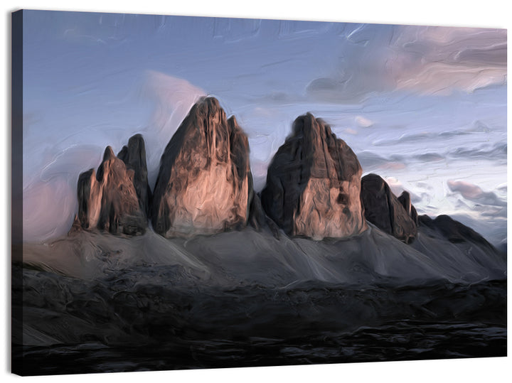 Tre Cime at Dusk Wall Art