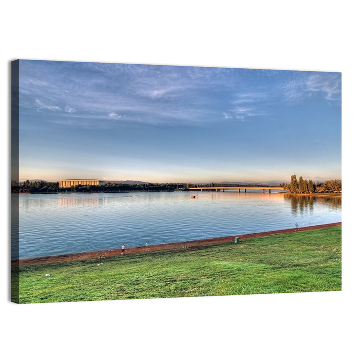 Lake Burley Griffin, Canberra Wall Art as a canvas print