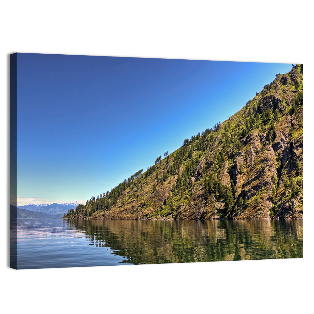 Monarch Mountains Lake Wall Art, canvas print, landscape