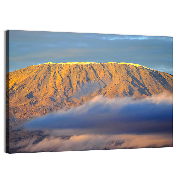 Kilimanjaro Sunrise Wall Art as a canvas print