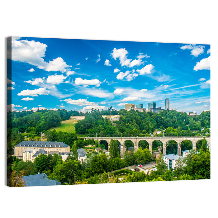 Viaduc De Pulvermühl, Luxembourg Wall Art as a canvas print
