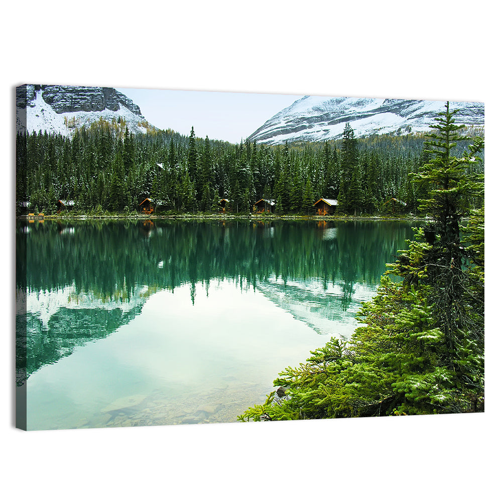 Lake O Hara Morning Wall Art, canvas print, landscape