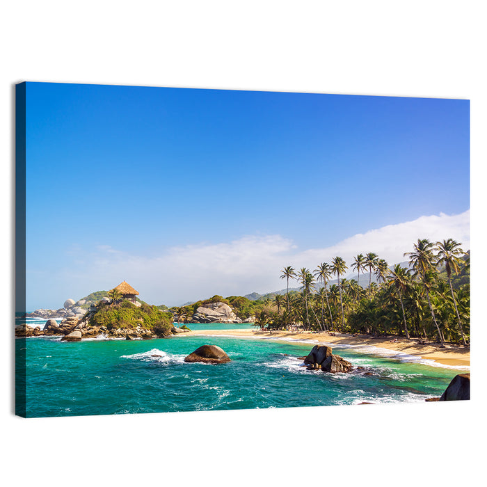 Cabo San Juan Del Guia Beach Wall Art as a canvas print