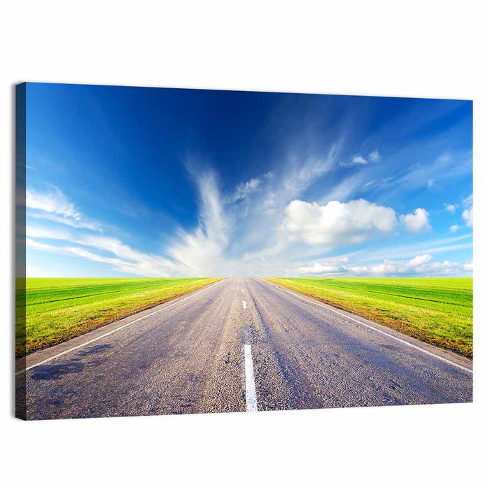 Road to Infinity Wall Art as a canvas print